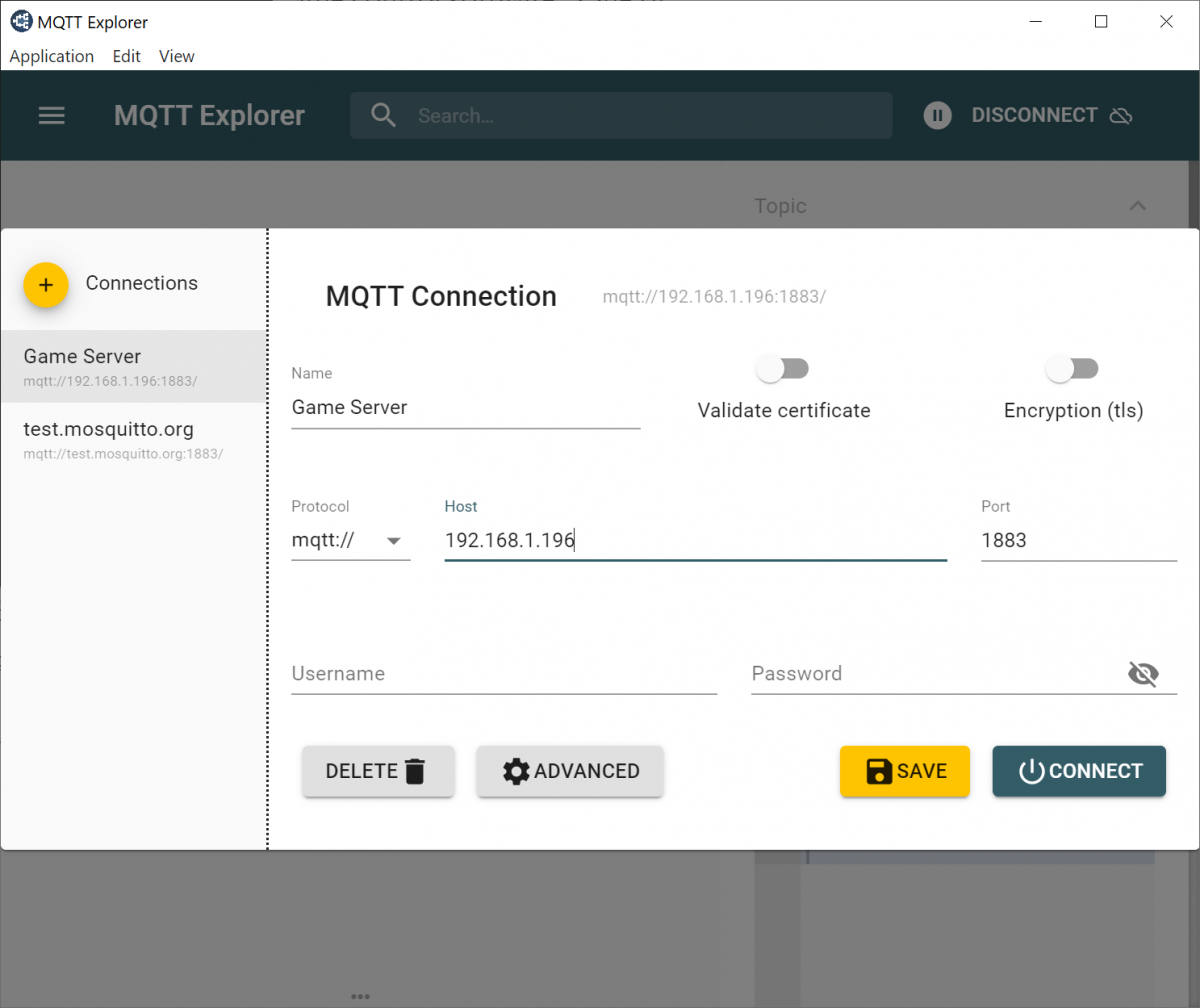 How do I monitor messages sent over an MQTT connection (for example, to ...